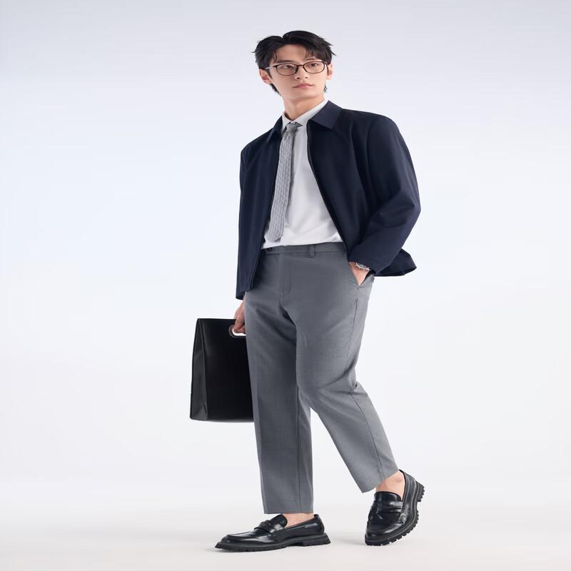 JOEONE Men's Wool Blend Executive Jacket