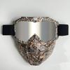 Windproof Outdoor Mask Glasses Men Off-road HD Lens MX MTB ATV Anti-Fog Full Face Protection Tactical Helmet Mask Adjustable