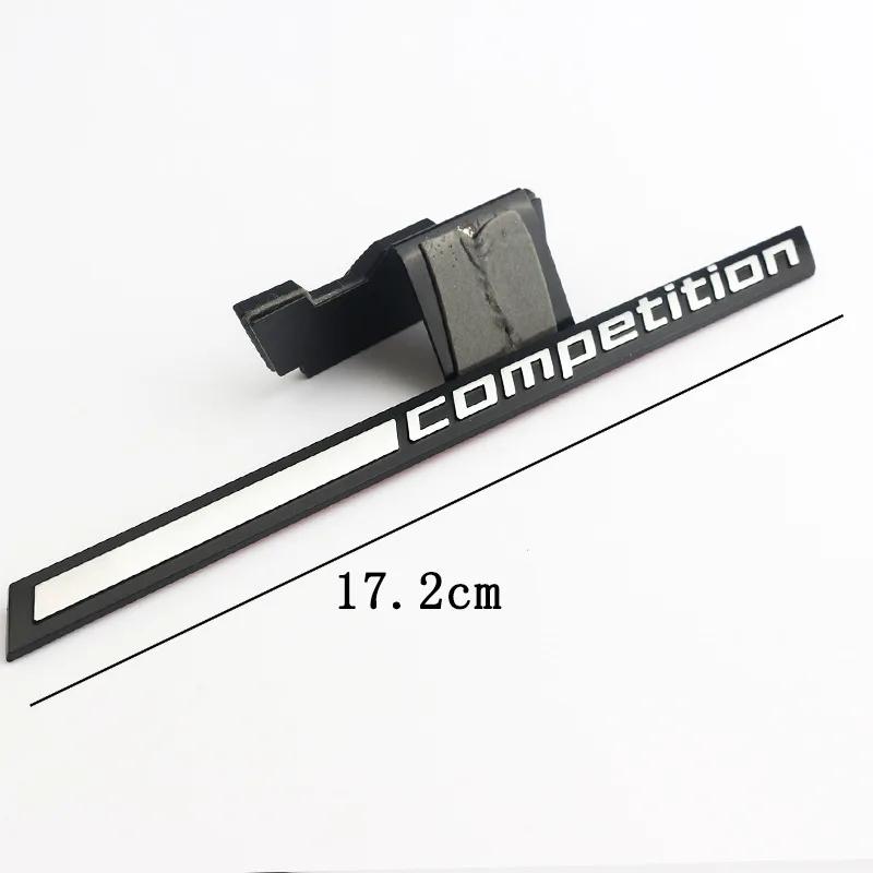 3D ABS Car Trunk Emblem COMPETITION Bar Underlined Emblem for BMW M2 M3 M4 M5 M6 M8 X2M X3M X4M X5M X6M X7M Badges Sticker