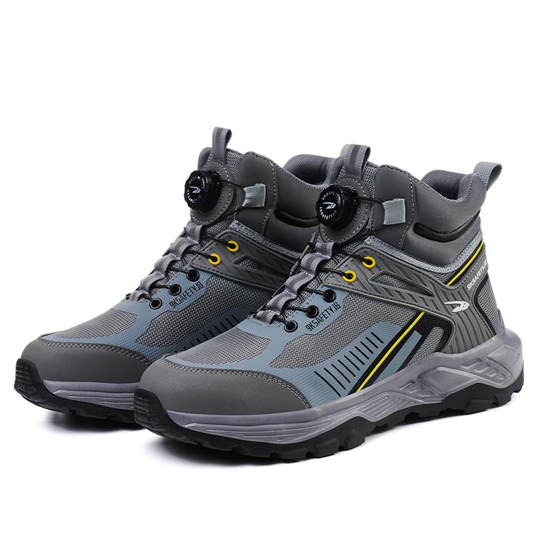 

New Work Safety Boots Men Women High Top Anti Smash Anti Puncture Work Shoes Security Protective Boots Steel Toe Safety Shoes 37