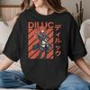 Diluc Genshin Impact Classic Tshirts For Unisex Unisex  Fun 100 Cotton Tees O Neck Short Sleeve T Shirts Original Tops