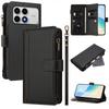 Reißverschlusstasche Handyhülle Für Coque Xiaomi Poco F8 F7 Ultra F7 F8 Pro Redmi K90 K90 Pro Max Leder Geldbörse Handy-Taschen Hülle Funda
