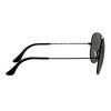 RayBan Aviator Alloy Black Frame Oval Sunglasses Men's