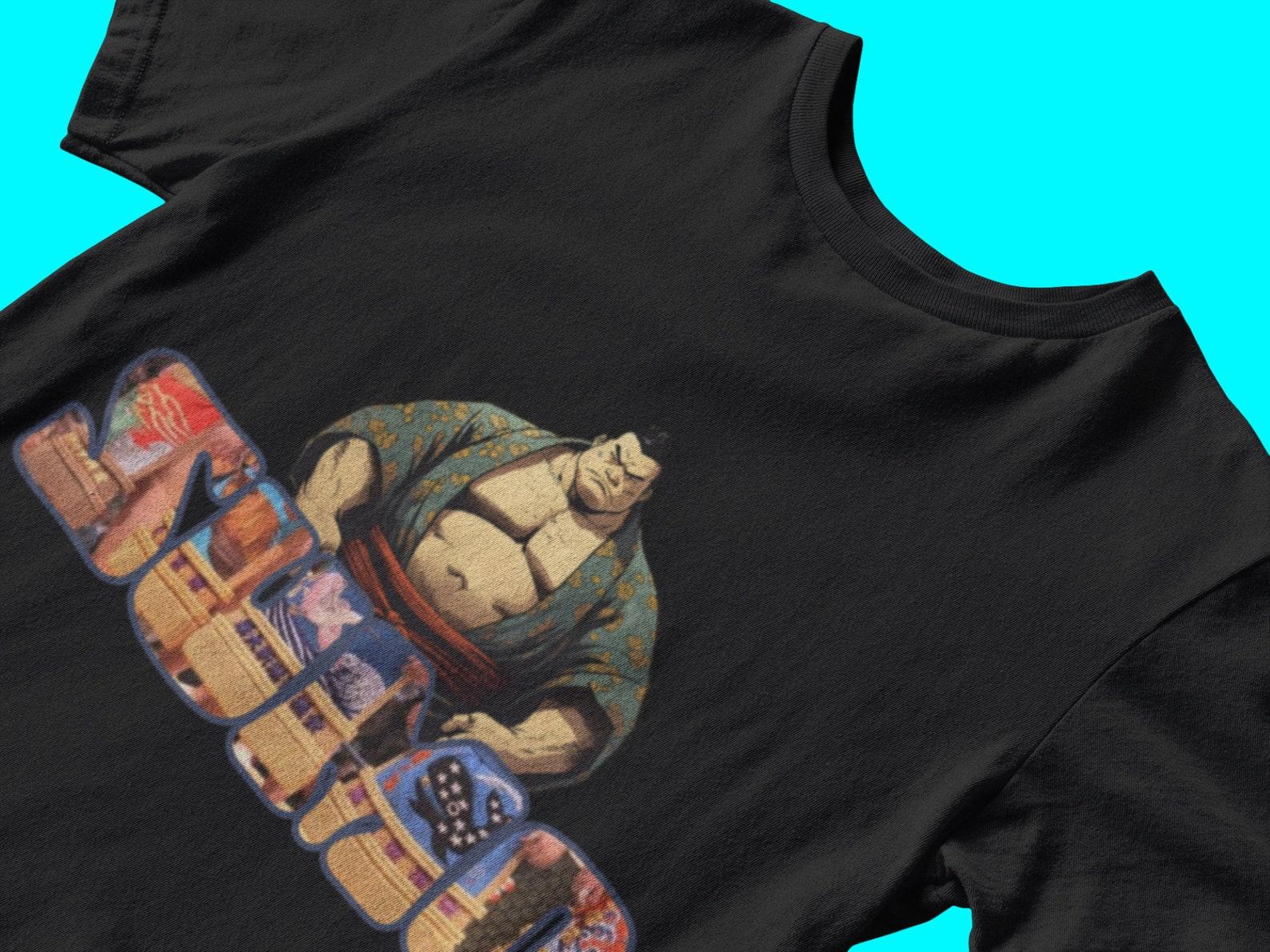Sumo Warrior T-Shirt: Vibrant Yokozuna Belt, Japanese Martial Art M