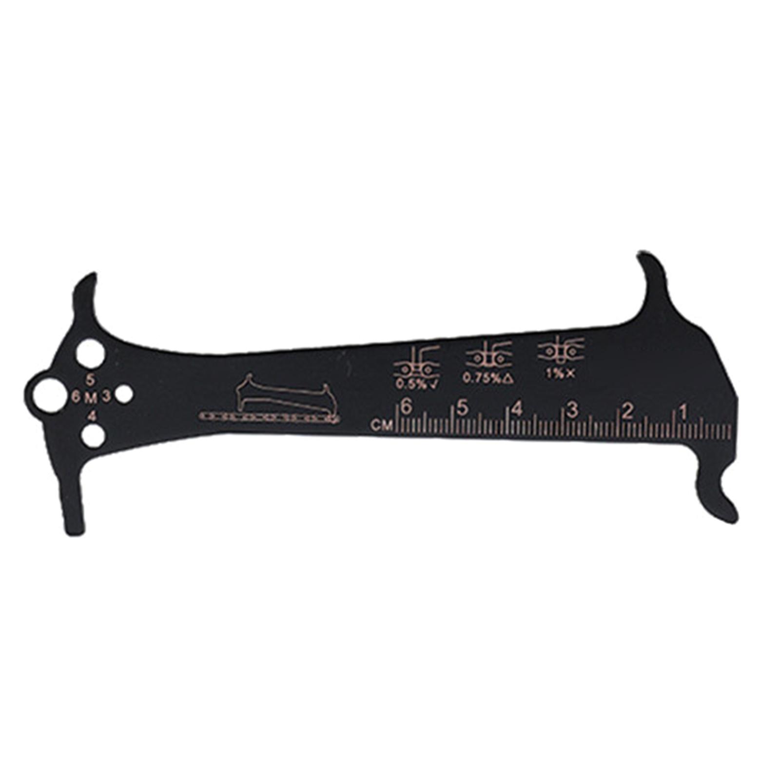 

1/3pcs Mountain Bike Chain Gauge Measurement Ruler Bike Wear Checker Indicators Bicycles Chain Repair Tool Easy to Use