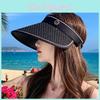 Summer Sun Protection Hat With Large Brim For Outdoor Cycling And Face Shading