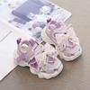 Children's Shoes Hollow Out Chunky Sneaker for Kids Girls High quality Princess Summer Dad Sneakers with Nice Mesh Bowtie I04152