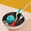 3PCS Silicone Bottle Cleaning Brush Baby Pacifier Straw Scrubber Small Brush 360 Degree Glass Cup Washing Brush Tool Set