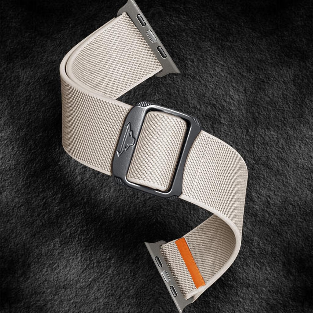 Nylon Strap for Apple Watch Ultra 2 Band 49mm 9 8 7 45mm 41mm 44mm 40mm 42mm Braided Elastic Bracelet for IWatch Series 6 SE 5 4