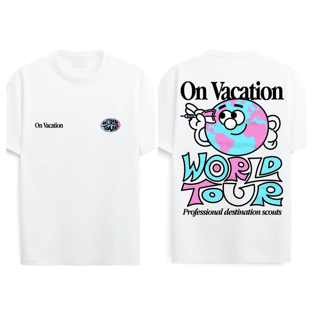 Sports Fashion Brand Summer Printed Cotton Short-sleeved Crew Neck High Quality Outdoor Surfing Top Casual Loose T-shirt Unisex