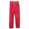552 Overdye Straight Denim Pants W26 Red Series Jeans Piece Dyed Women Used