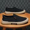 Summer ice silk men's shoes umbrella cloth breathable casual sports shoes driving shoes lazy canvas shoes