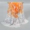 New Chiffon Printed Sun Protection Beach Scarf Scarf Thin Women's Versatile Chiffon Fresh Neck Scarf