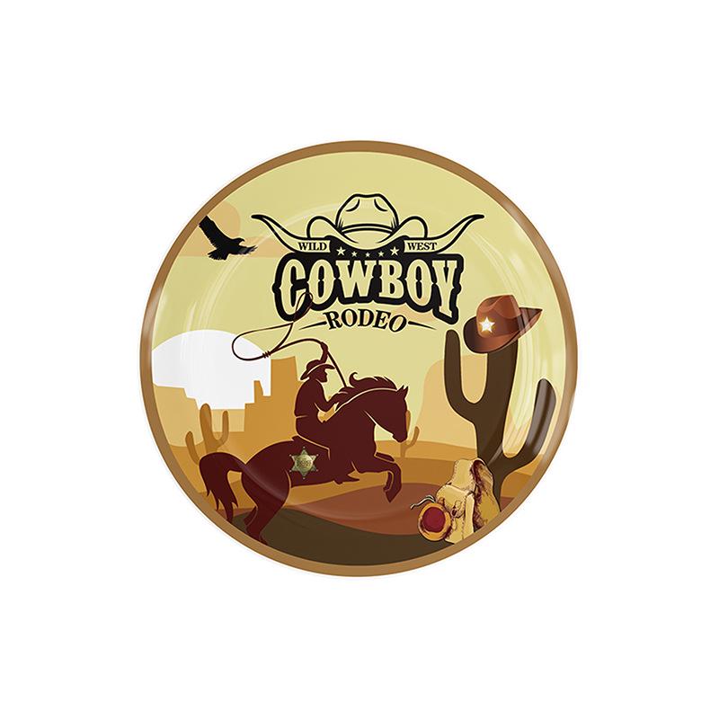 Western Cowboy Desert Theme Birthday Party Balloons & Flags