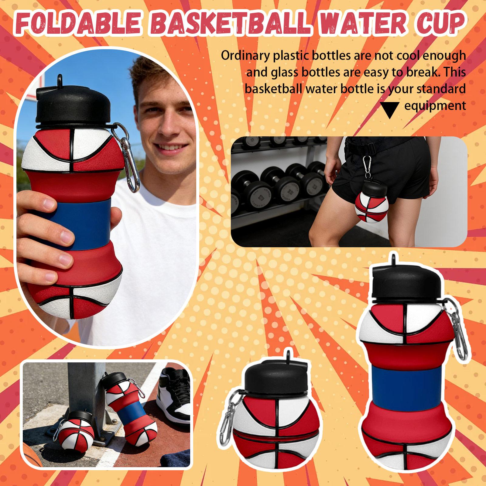 

Outdoor Sports Kettle Home Silicone Folding Cup Creative Student Water Cup Portable -fall And Leak-proof Children s Water Cup One Size красный