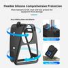 For Silicone DJI Osmo Action6 Quick Release Case HD Tempered Glass Screen Protector Lens Cap Anti Scratch  Accessories
