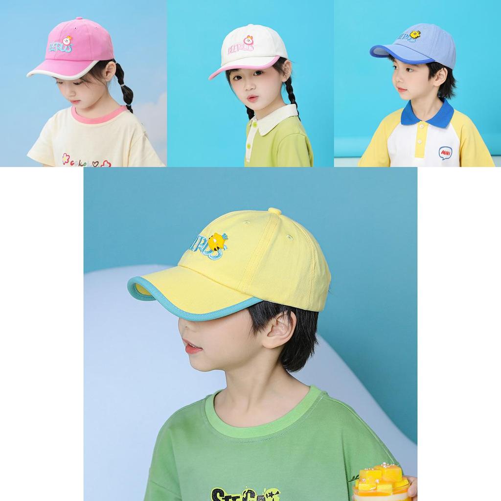 Cotton Kids Baseball Cap With Sun Protection For Summer Outdoor Play