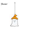 Creative Holiday Home Hanging Decor Halloween Pendant, Colorful Sun Catcher for Wall Window Decoration, Stained Glass Style Art Ornament And