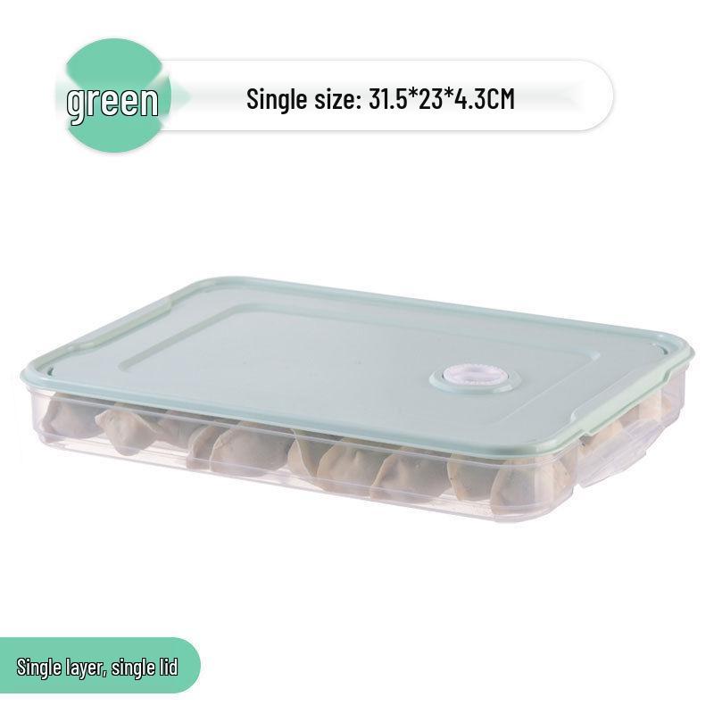 Stackable Japanese-Style Dumpling & Wonton Freezer Storage Box