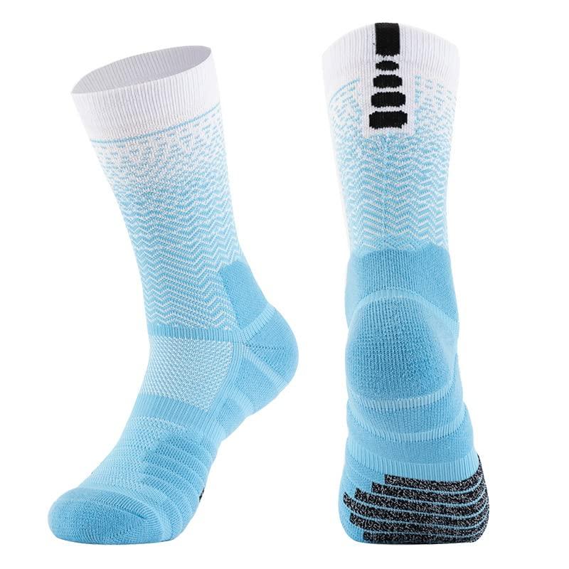 Sports Basketball No Climbing Blue [L04AYABY] Socks, Socks, Men's 2-Piece Set, Junior, Cotton, Mesh, Stuff, Anti-shoes, Thick, Compression, Socks,