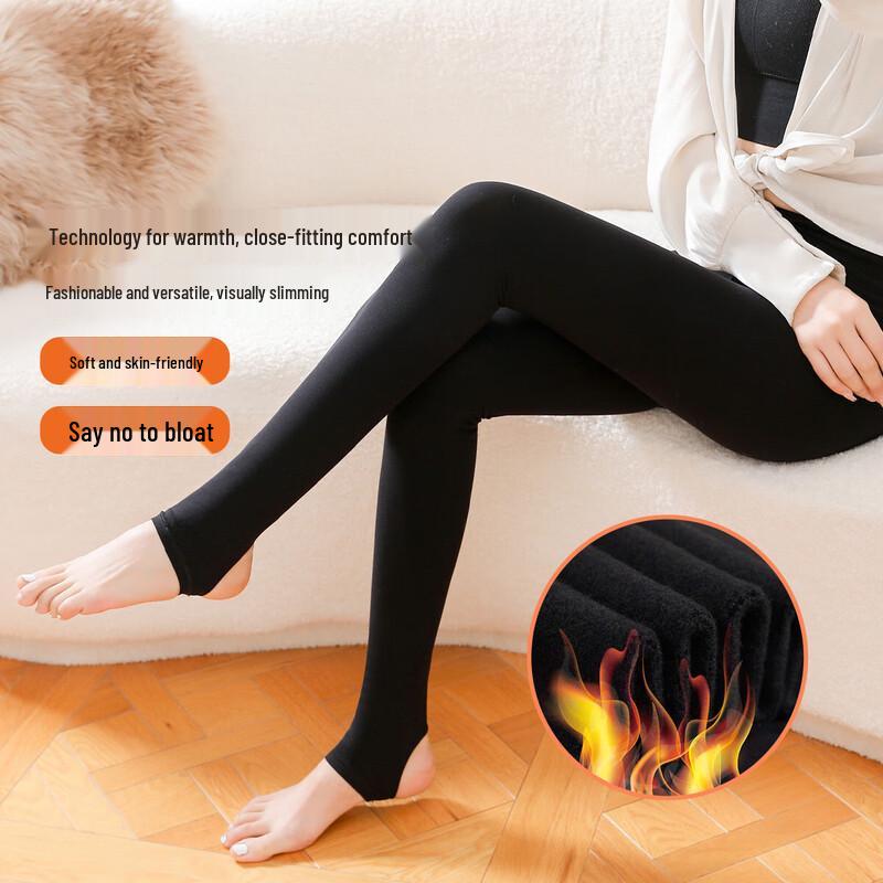 

Женские термолеггинсы со штрипками на флисовой подкладке One Size