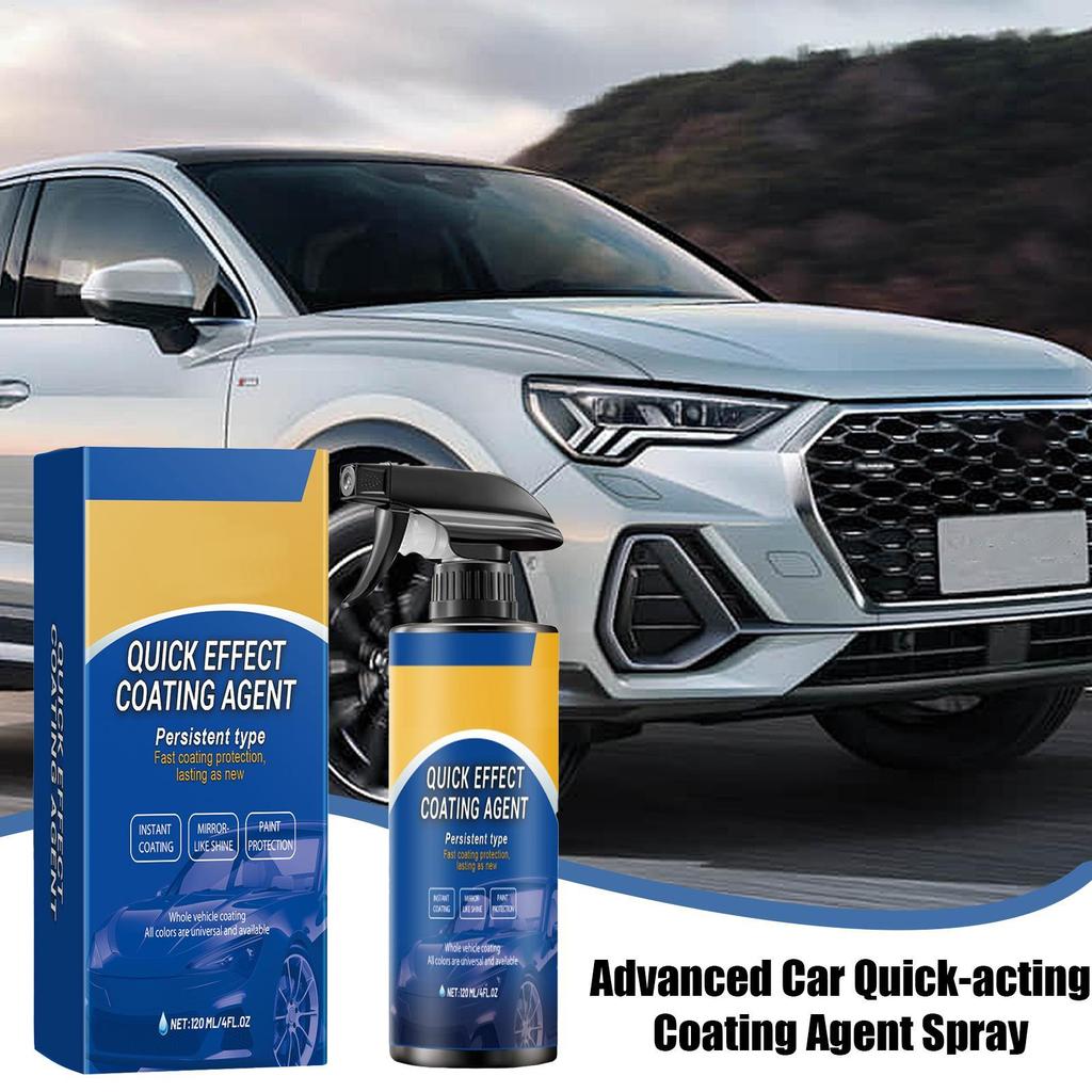 120ml Car Nano Coating Spray Coating Agent Car Scratch Remover High Protection Long-Lasting Vehicles Automotive RV Coating Spray