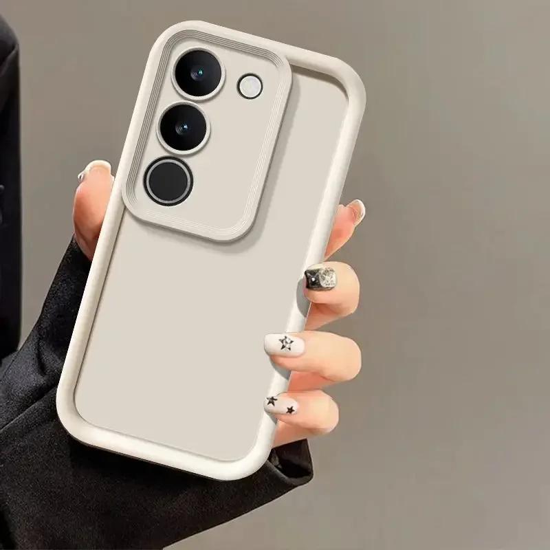For Vivo V30 Lite 4G Case For Vovo V40 SE V40SE T3 T 3 V30Lite Mobile Phone Cases Camera Anti Drop Protection Soft Cover Carcase