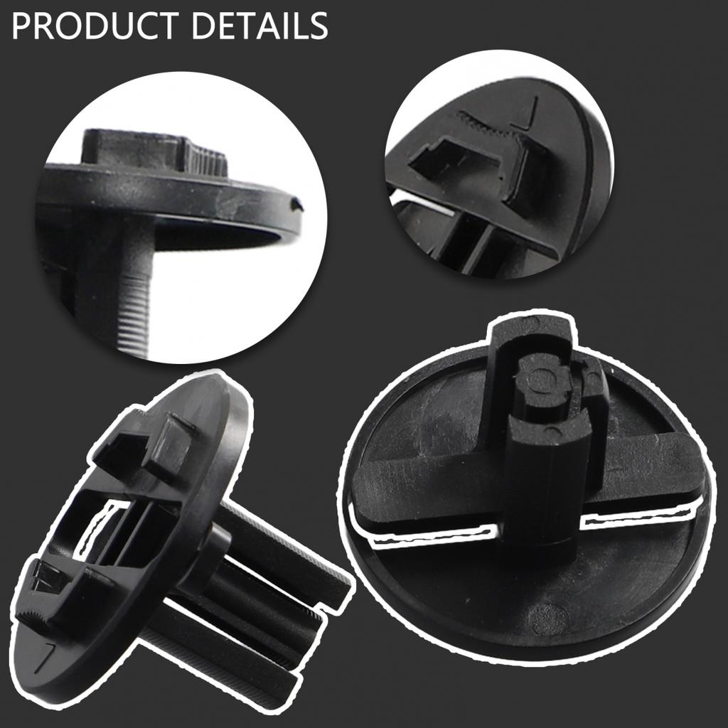 Headlight Fastener Clips 1248210520 38mmx29mm Black Fastener