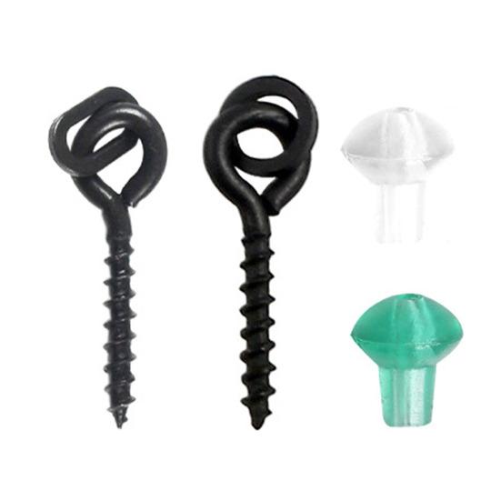 Rubber Beads Carp Fish Hook Accessories Compact Design Portable Universal Simple Installation Fish Hook Stopper Kit