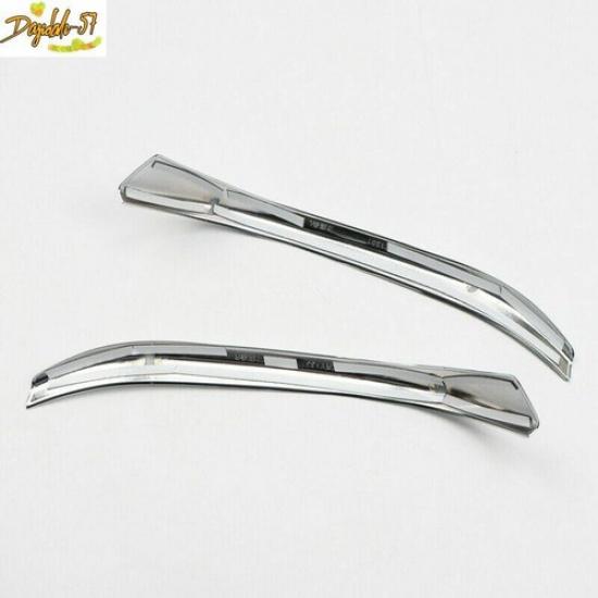 Chrome Door Mirror Stripes Upper Cover Trim 2pcs For Toyota 4Runner 2014 - 2024