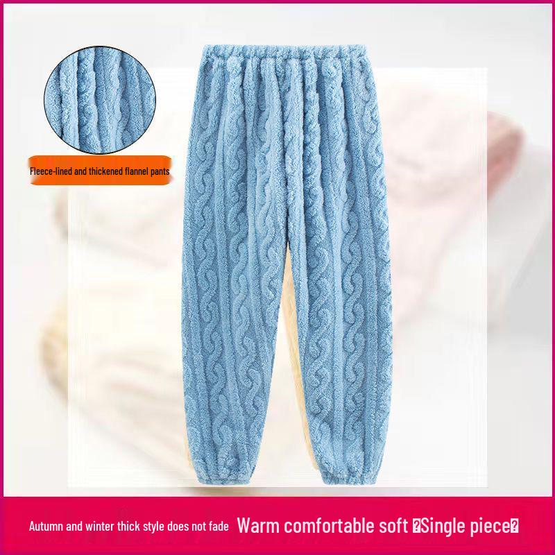 

Women s Winter Coral Fleece Pajamas, Long-Sleeved Flannel Set with Velvet, Suitable for Spring and Autumn, Can Be Worn Outdoors XL (115-140 lbs)