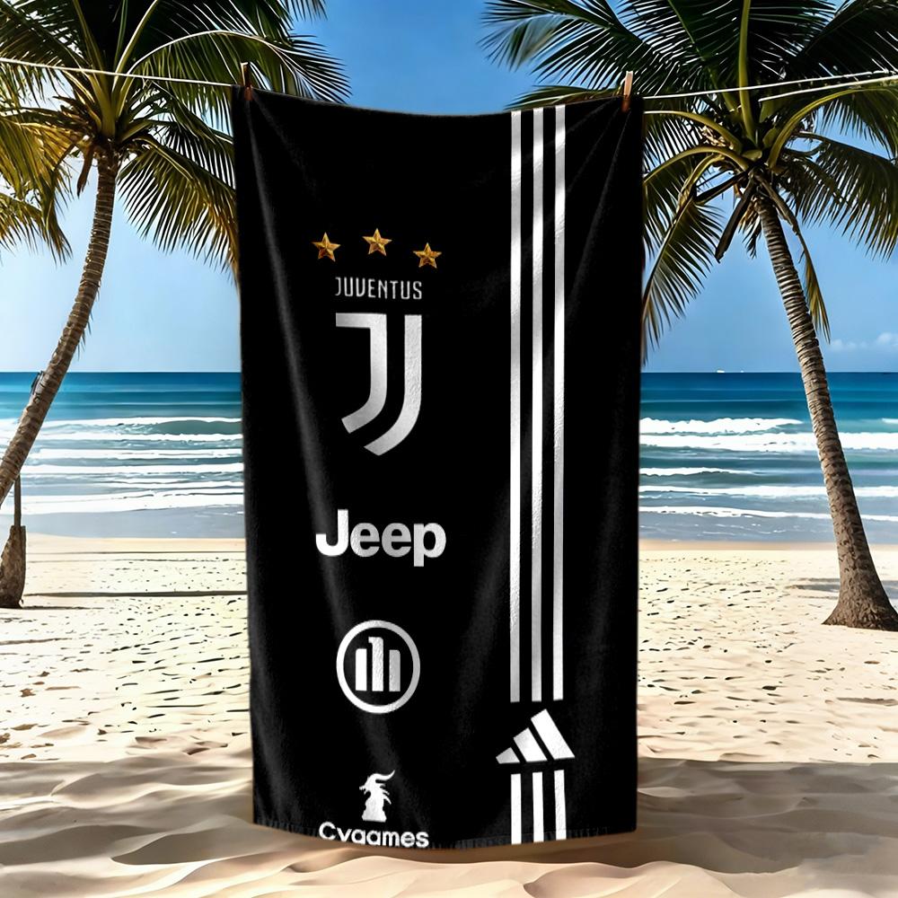 Juventus Beach Towel Soft Durable Quickdry Comfortable Lightweight Suitable For Sports Travel Swimming Yoga Bathroom Beach And Pool