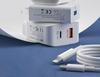 30W Smart USB Charger with Light, Fast 5V3A, Multi-Port EU & US Versions