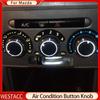 3Pcs/set Aluminum Alloy Air Conditioning Knob AC Knob Cover for Mazda 3 BL 2010 - 2013 Heat Control Switch Button