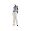 Polo Ralph Lauren Gestreiftes Strick T-Shirt mit Rundhalsausschnitt und kurzen Ärmeln Damen Oberteile Blau 211801541-001