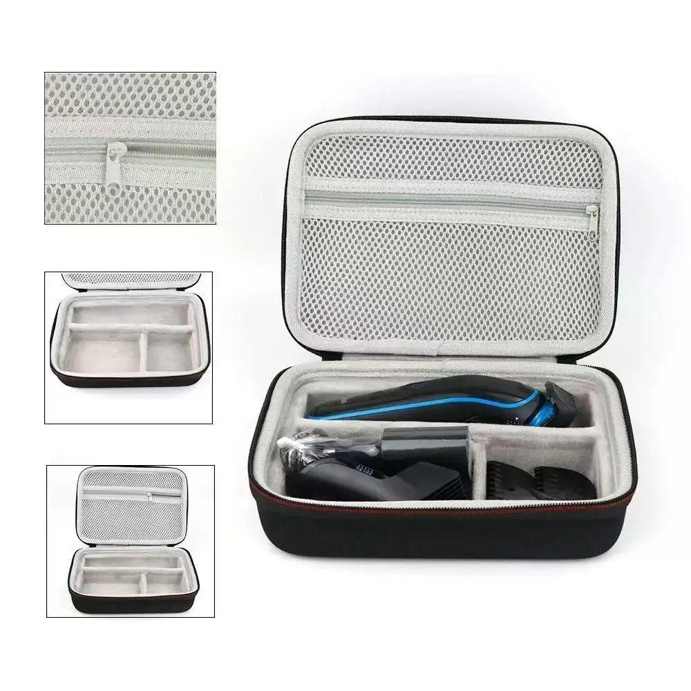 EVA Material Hair Clipper Case Waterproof Shockproof Storage Box Large Capacity Protective Case for Braun MGK3020/3060/3080