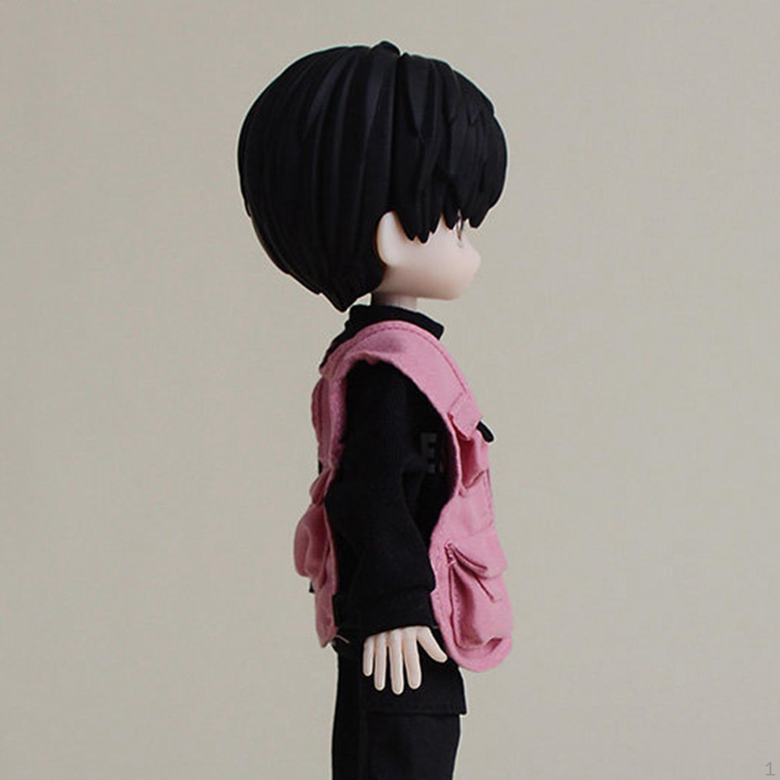 

Miniature Vest for 1/12 Or 1/8 BJD Figures, Fashion Accessory And Costume. розовый