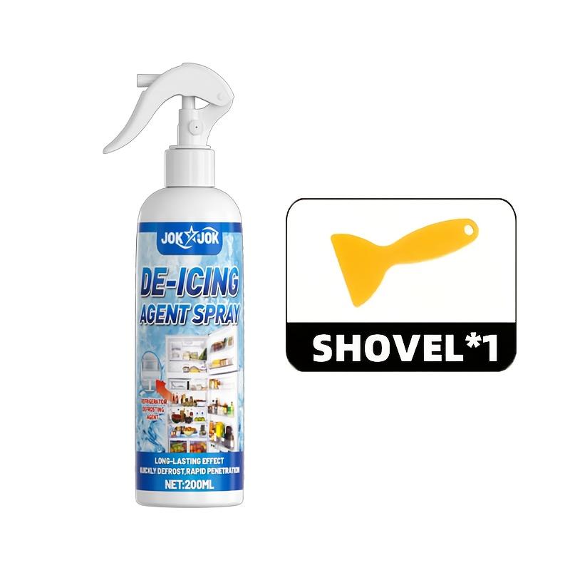 200ML Refrigerator Deicer, Deep Penetration Ice Remover, Efficient Frost Removal, Non-Damaging, Suitable for Fridge, Car, Pipes 200ml
