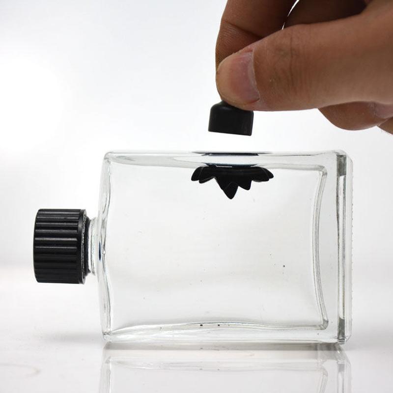 1Set Glass Ferrofluid Magnetic Fluid Liquid Display Funny Stress Relief Toys Creative Science Decompression Anti Stress Toy