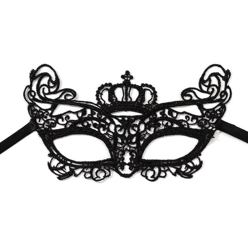 Lace Eye Mask Costume Female Half-face Dance Party Halloween Prop Princess Adult Mask Concealer Fox Mask