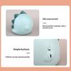 Night Light Cartoon Dinosaur Shape Adjustable Brightness 3 Color Temperatures Portable USB Rechargeable Sleeping Lamp