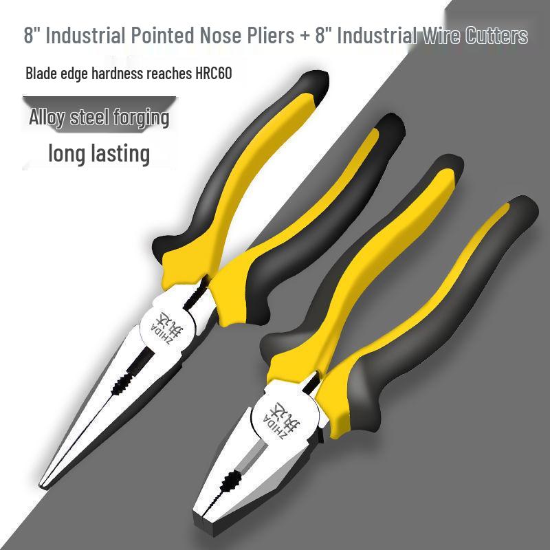 Knipex Electrician's Multifunctional Needle Nose & Diagonal Cutting Wire Stripper Pliers