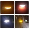 Car Exterior Decor 2Pcs Car Reflector Rearview Mirror Reflective Sticker Truck Vehicle Strip Tape Auto Parts