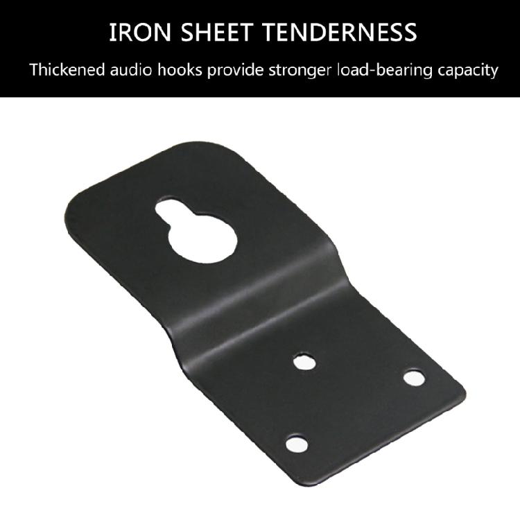 Speakers Wall Mount Brackets Adjustment Metal Wall Mount for Small Speakers Bookshelf Speakers Surround Sound Speakers