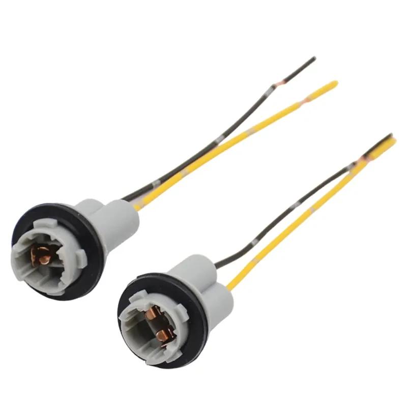 2Pcs T13 T15 LED Adapter Car Lamp Holder Bulb Base Turn Signal Side Light Socket Accessories for Vehicle