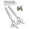 Professional Pet Beauty Scissors Japan 440c Steel Dog Teddy Pet Beautician 7.5 Inches Bending Scissors Thin Scissors High-Qualit