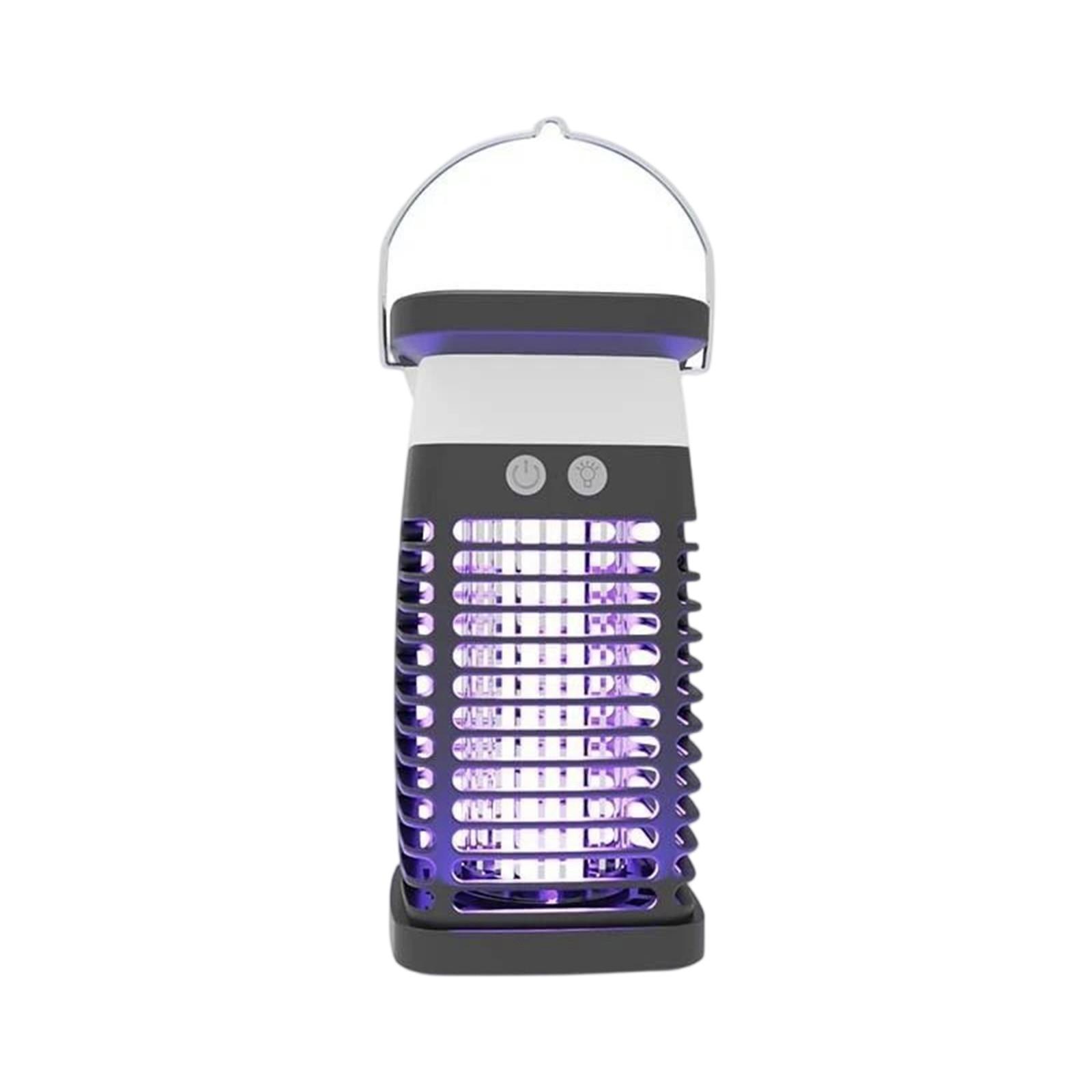 

Zapper Outdoor, портативный и перезаряжаемый Zapper Mosquito Zapper, электрический мухобойка с аккумулятором и ночником, беспроводной мухобойка One Size чёрный