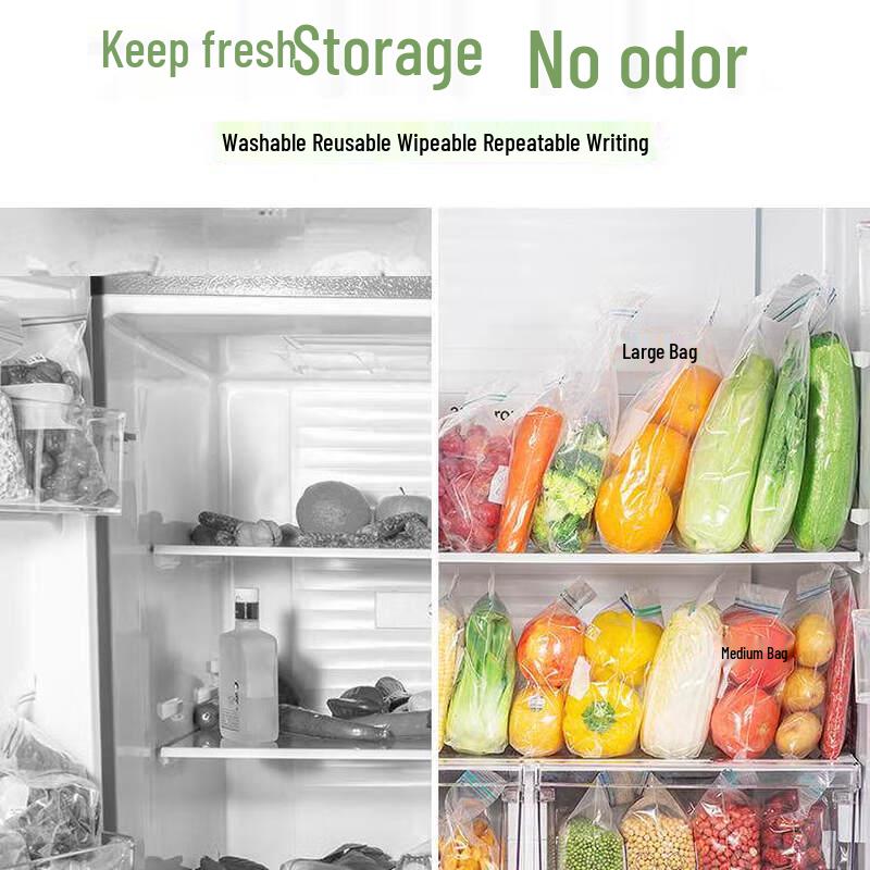 ZISIZ Food-Grade Antibacterial Fresh-Keeping Bags