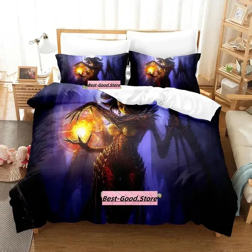 Comforter Personality Demoness Bedding Set Single Twin Full Queen King Size Bed Set Adult Kid Bedroom s Anime Bed