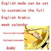Swiss Women's Luminous Calendar Watch with Fashionable Alloy Steel Band and Waterproof Design